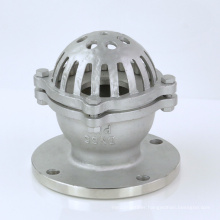Factory directly supply Stainless Steel ANSI Flange foot valve Ductile 3inches flange foot valve with strainer for water pu